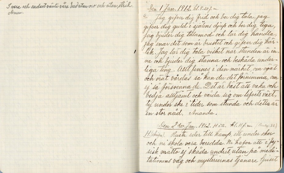 Diary 1912 Jan-1914 Feb
