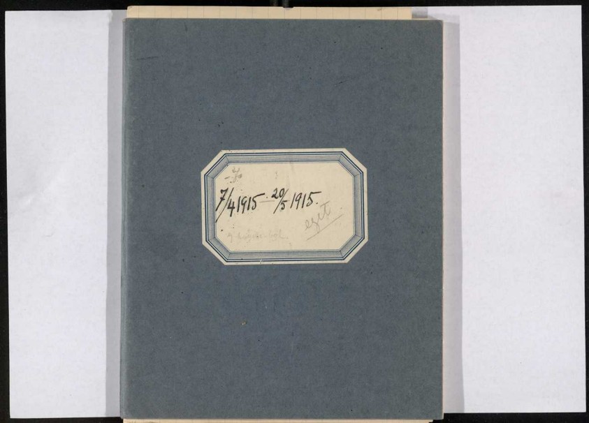 Diary 1915 with Drawings from 1916