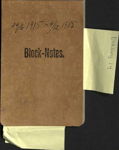 Diary 1915 June-Dec